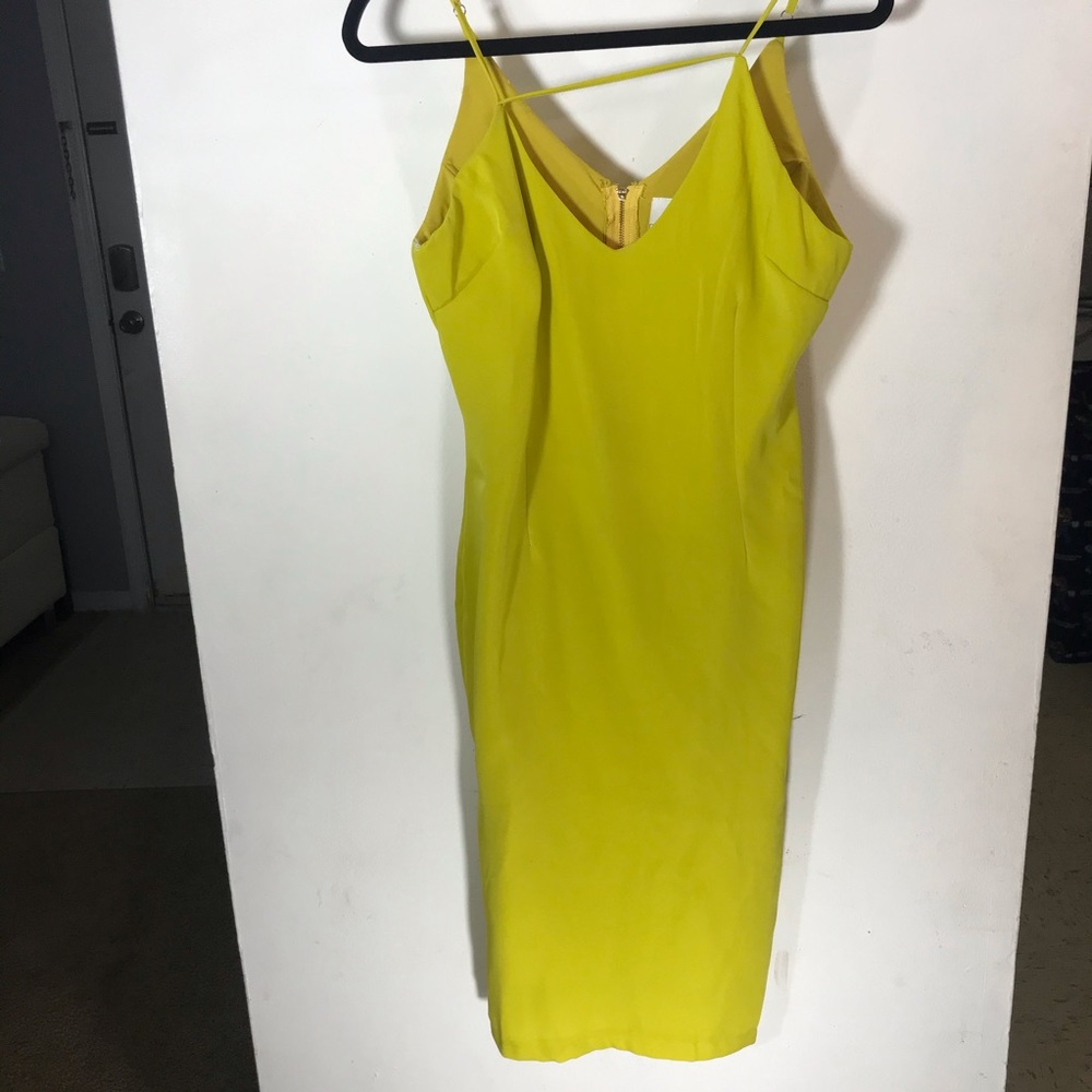 Lime Green Sweetheart Neck Strappy Satin Dress 10